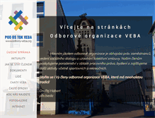 Tablet Screenshot of odbory-veba.org